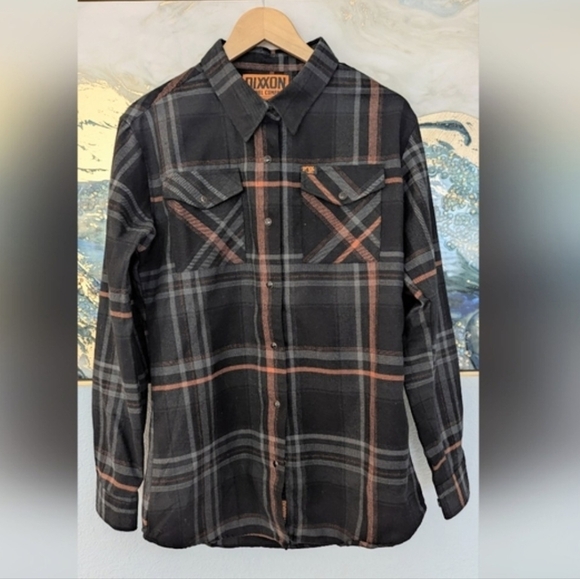 Set 2 Of Dixon Flannel Long Sleeve Shirts Plaid Woman's Size XL - Picture 8 of 15